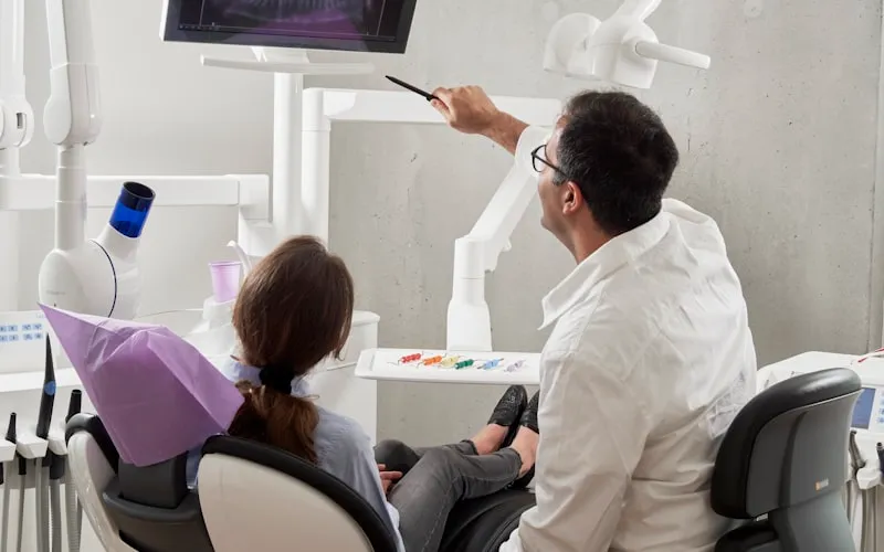 Family visiting the dental office together for their routine checkups