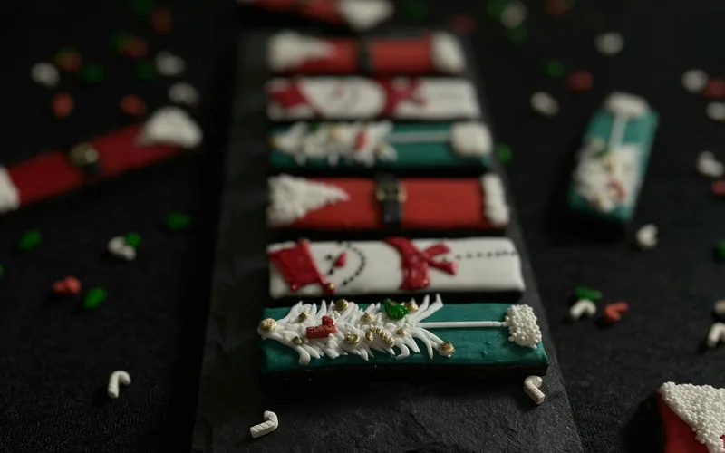 Assortment of holiday cookies and sweet treats that can harm tooth enamel