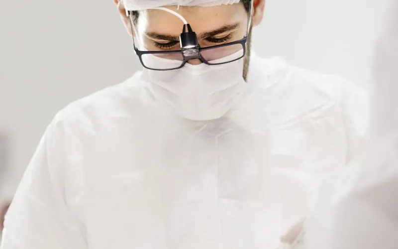 Patient relaxing comfortably during a gentle dental treatment