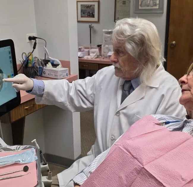 Dental treatment room with modern equipment